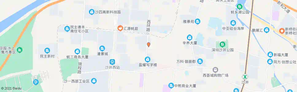 深圳沙一村委_公交站地图_深圳公交_妙搜公交查询2024