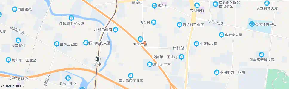 深圳松瑞好润发_公交站地图_深圳公交_妙搜公交查询2024