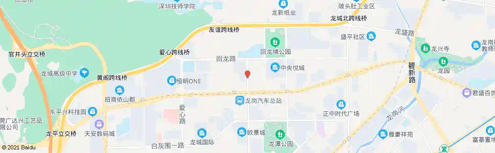 深圳华业玫瑰郡_公交站地图_深圳公交_妙搜公交查询2024