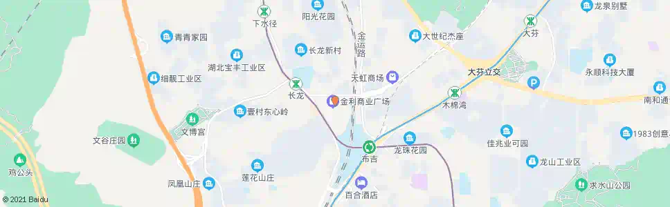 深圳启航步行街_公交站地图_深圳公交_妙搜公交查询2024