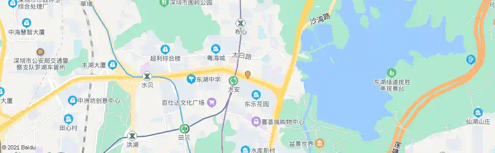 深圳布心花园_公交站地图_深圳公交_妙搜公交查询2024