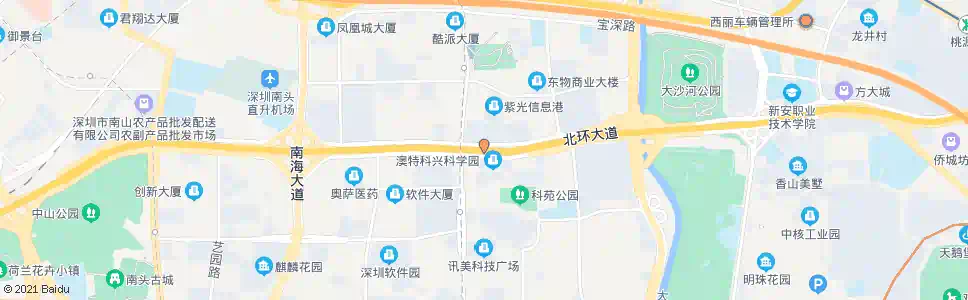 深圳清华信息港_公交站地图_深圳公交_妙搜公交查询2024