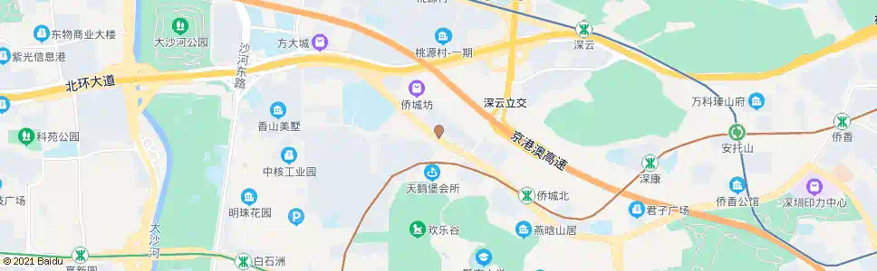 深圳天鹅堡_公交站地图_深圳公交_妙搜公交查询2024