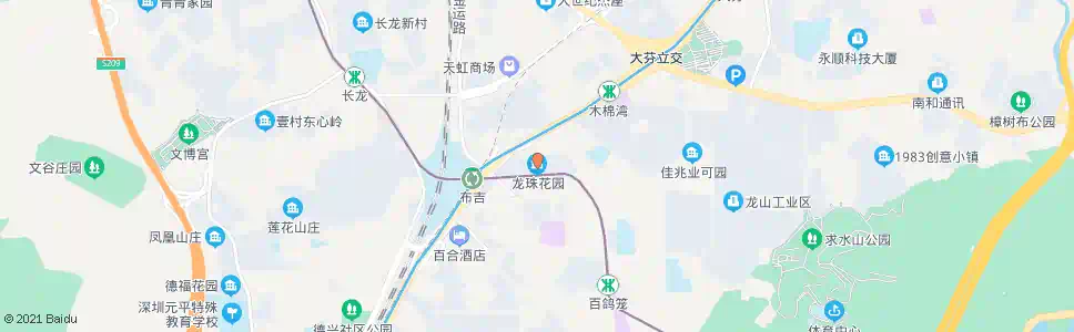 深圳龙珠花园1_公交站地图_深圳公交_妙搜公交查询2024