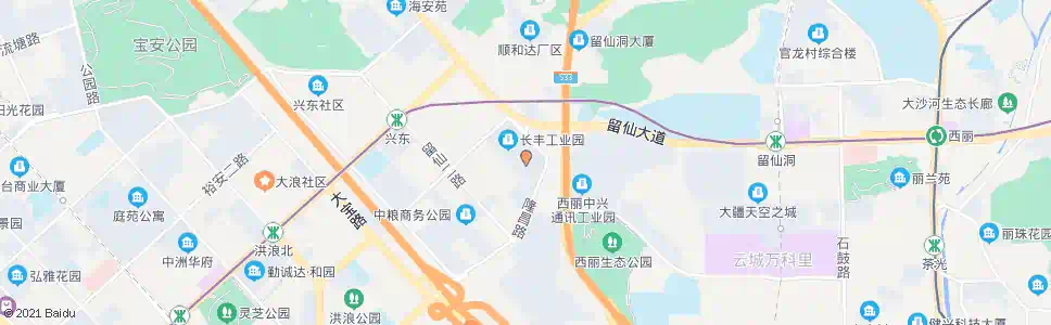 深圳安通达工业园_公交站地图_深圳公交_妙搜公交查询2024