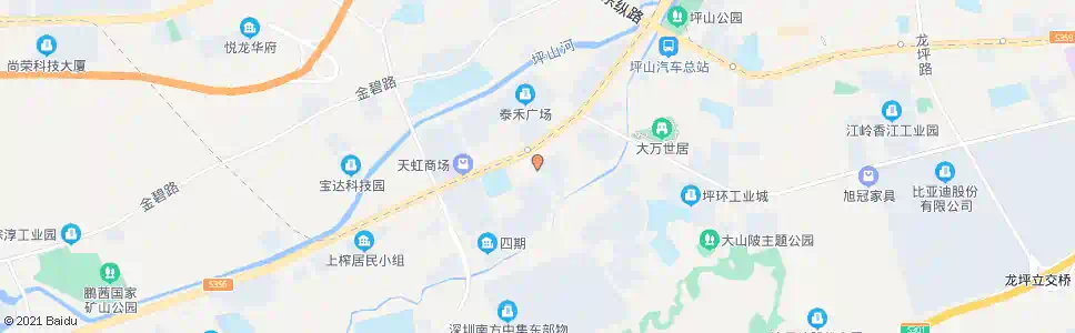 深圳牛角龙_公交站地图_深圳公交_妙搜公交查询2024