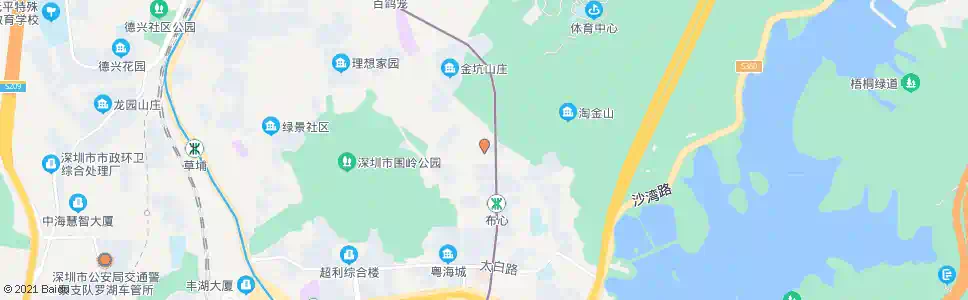 深圳布心山庄_公交站地图_深圳公交_妙搜公交查询2024