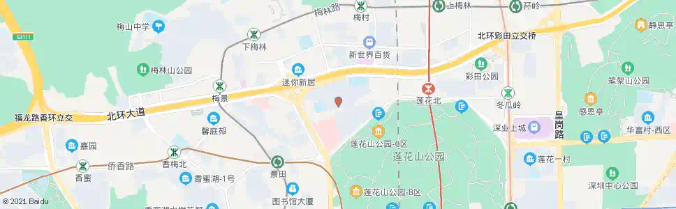 深圳莲花北村_公交站地图_深圳公交_妙搜公交查询2024