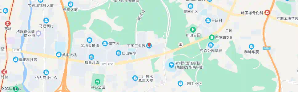 深圳樟坑径下围工业园_公交站地图_深圳公交_妙搜公交查询2024