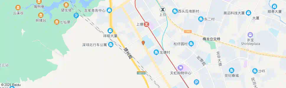 深圳简上村_公交站地图_深圳公交_妙搜公交查询2024