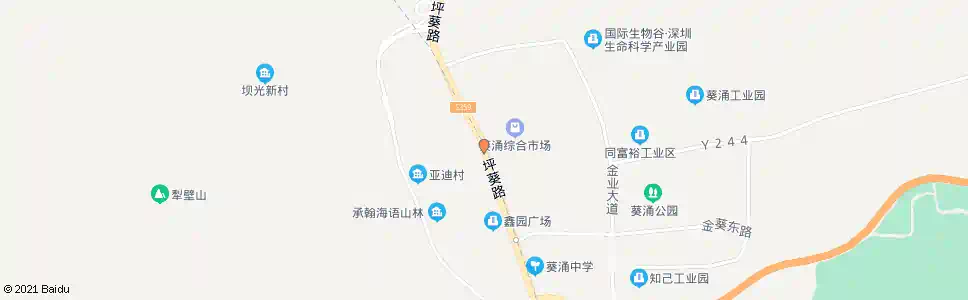 深圳葵涌邮局_公交站地图_深圳公交_妙搜公交查询2024