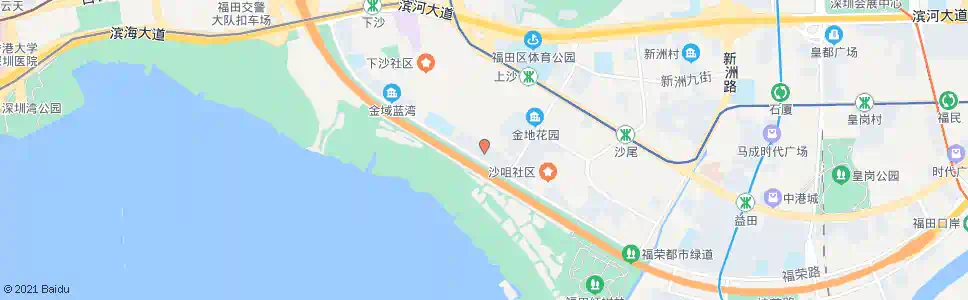 深圳金海湾花园_公交站地图_深圳公交_妙搜公交查询2024