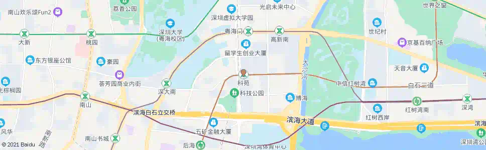 深圳科苑地铁站_公交站地图_深圳公交_妙搜公交查询2024