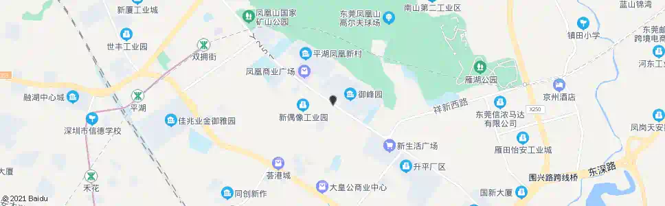 深圳御峰园_公交站地图_深圳公交_妙搜公交查询2024