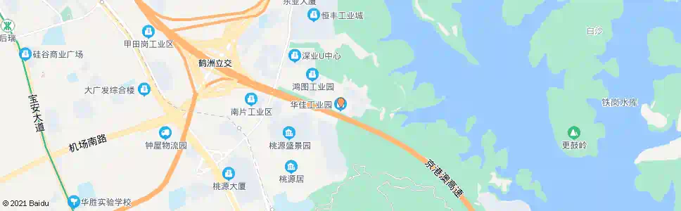 深圳西乡华佳工业园_公交站地图_深圳公交_妙搜公交查询2024