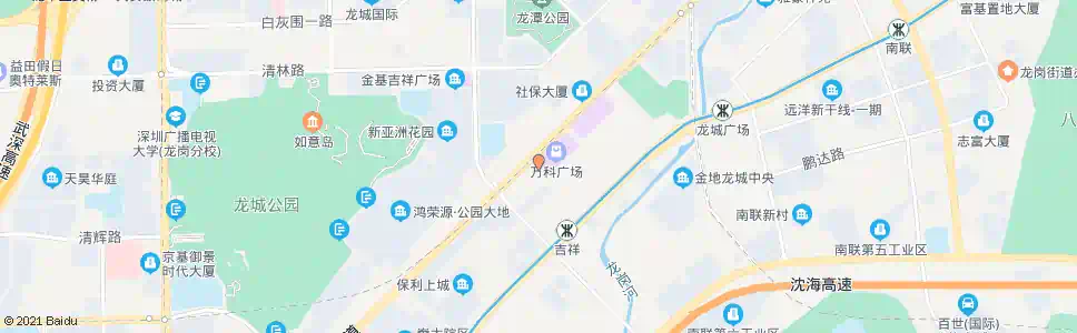 深圳万科大厦_公交站地图_深圳公交_妙搜公交查询2024