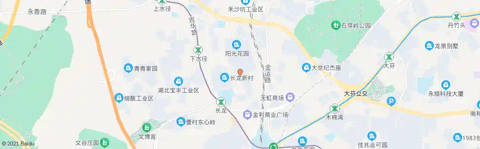 深圳新三村市场_公交站地图_深圳公交_妙搜公交查询2024