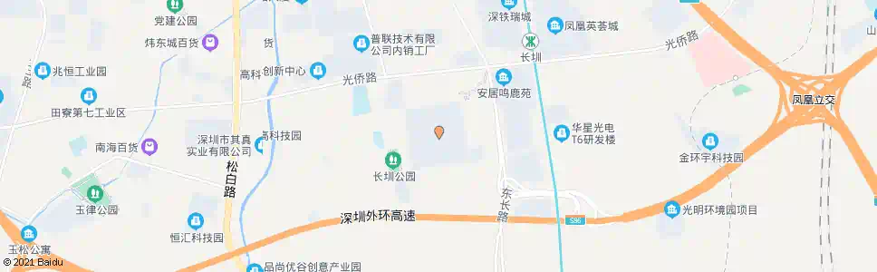 深圳长兴科技_公交站地图_深圳公交_妙搜公交查询2024