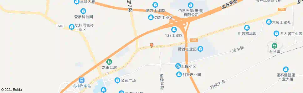 深圳新桥围村工业区_公交站地图_深圳公交_妙搜公交查询2024