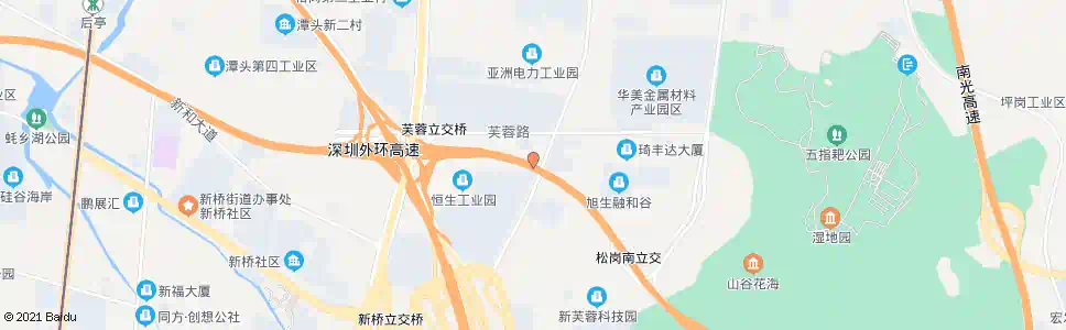 深圳松岗鼎丰科技园_公交站地图_深圳公交_妙搜公交查询2024