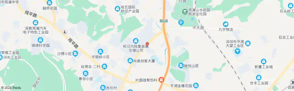 深圳观澜新田总站_公交站地图_深圳公交_妙搜公交查询2024