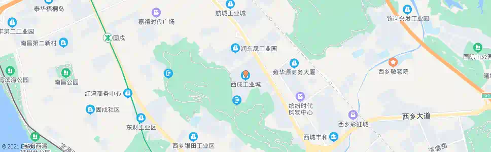 深圳西成工业区_公交站地图_深圳公交_妙搜公交查询2024