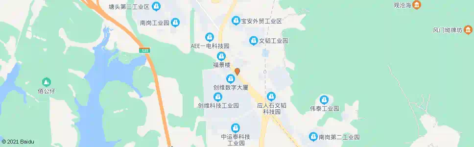 深圳创维天桥_公交站地图_深圳公交_妙搜公交查询2024