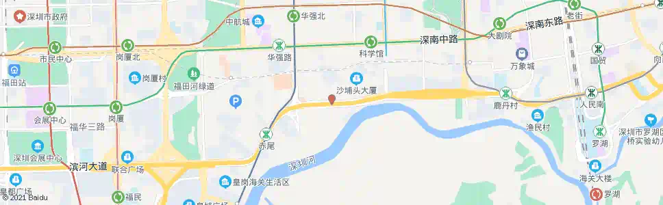 深圳上步中学2_公交站地图_深圳公交_妙搜公交查询2024