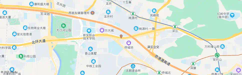 深圳高发科技园_公交站地图_深圳公交_妙搜公交查询2024