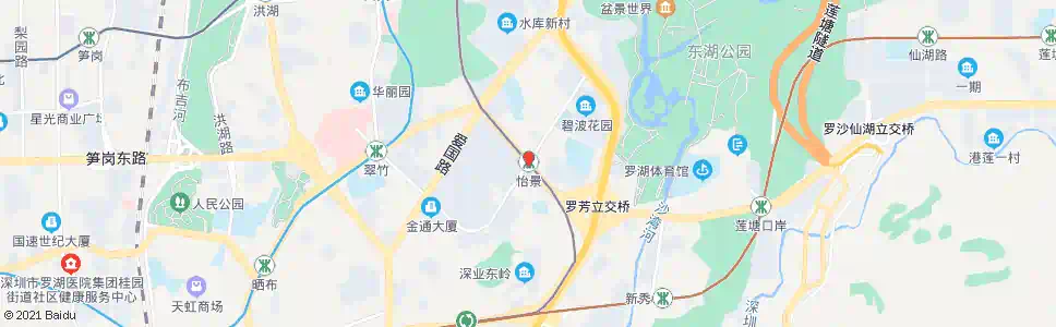 深圳怡景地铁站1_公交站地图_深圳公交_妙搜公交查询2024