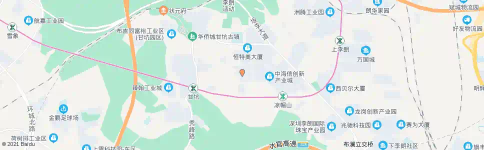 深圳中海信科技园_公交站地图_深圳公交_妙搜公交查询2024