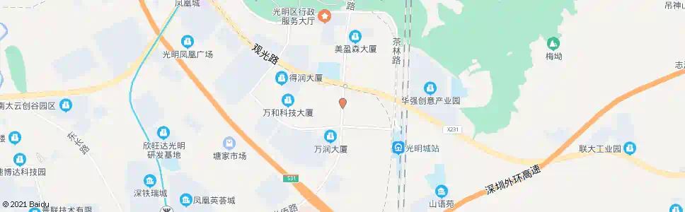 深圳南凤派出所_公交站地图_深圳公交_妙搜公交查询2024