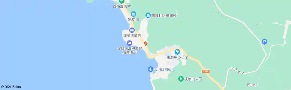 深圳南澳水产市场_公交站地图_深圳公交_妙搜公交查询2024