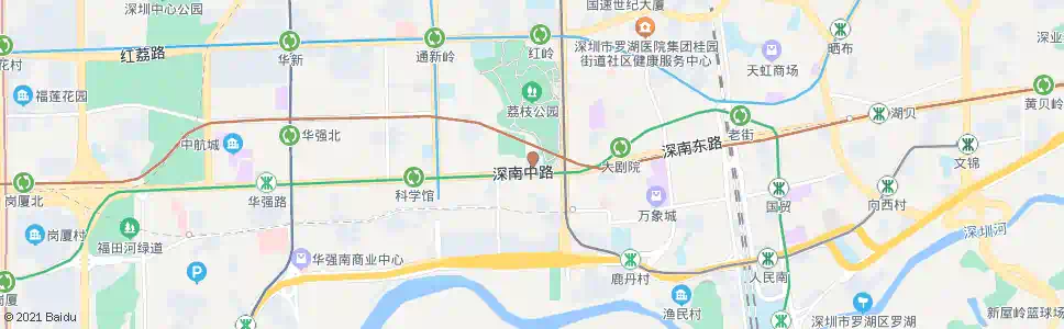 深圳新闻大厦_公交站地图_深圳公交_妙搜公交查询2024