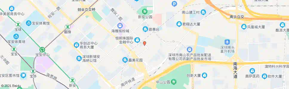 深圳宝安法院_公交站地图_深圳公交_妙搜公交查询2024