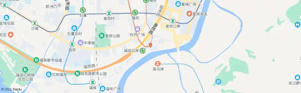 深圳口岸大队_公交站地图_深圳公交_妙搜公交查询2024