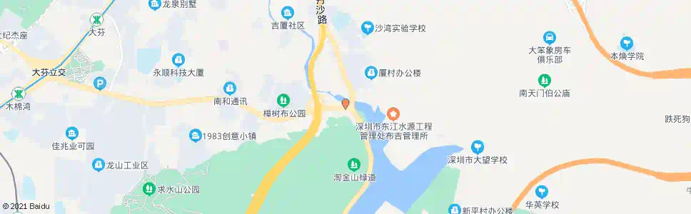 深圳沙湾路口_公交站地图_深圳公交_妙搜公交查询2024