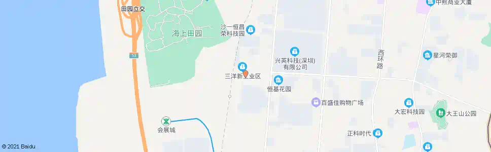 深圳鸿桥工业园_公交站地图_深圳公交_妙搜公交查询2024