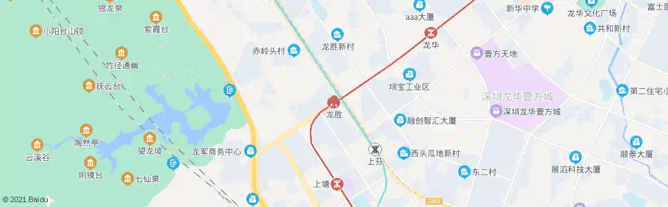 深圳龙胜站_公交站地图_深圳公交_妙搜公交查询2024