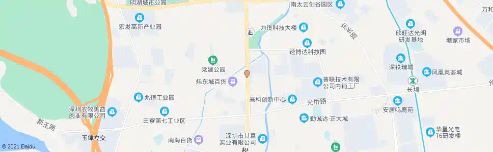 深圳田寮_公交站地图_深圳公交_妙搜公交查询2024