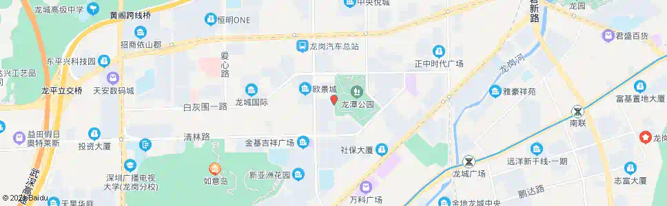 深圳龙潭公园_公交站地图_深圳公交_妙搜公交查询2024