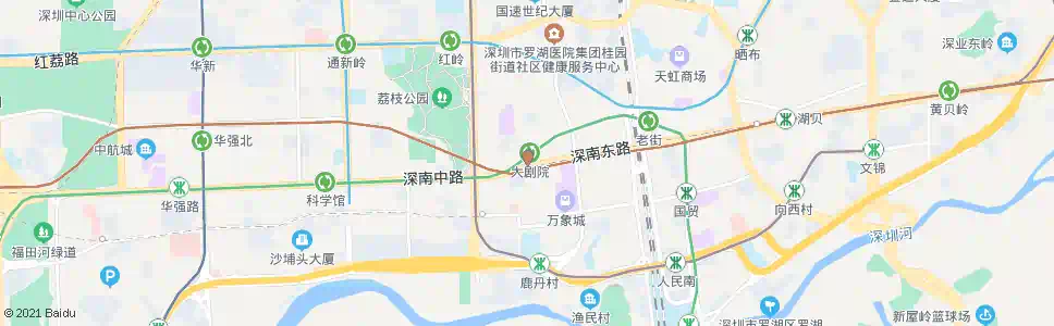 深圳大剧院站_公交站地图_深圳公交_妙搜公交查询2024