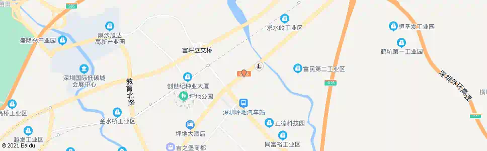 深圳坪东村天桥_公交站地图_深圳公交_妙搜公交查询2024