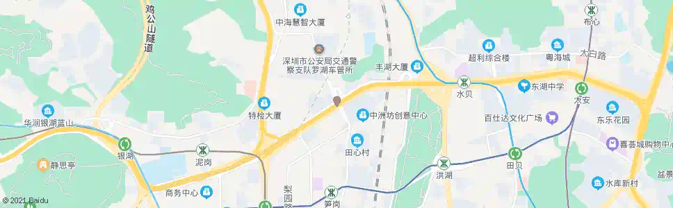 深圳红岗花园_公交站地图_深圳公交_妙搜公交查询2024