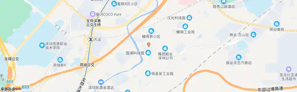 深圳嶂背步行街_公交站地图_深圳公交_妙搜公交查询2024