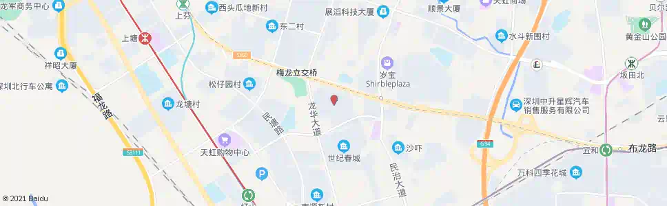 深圳金地梅陇镇_公交站地图_深圳公交_妙搜公交查询2024