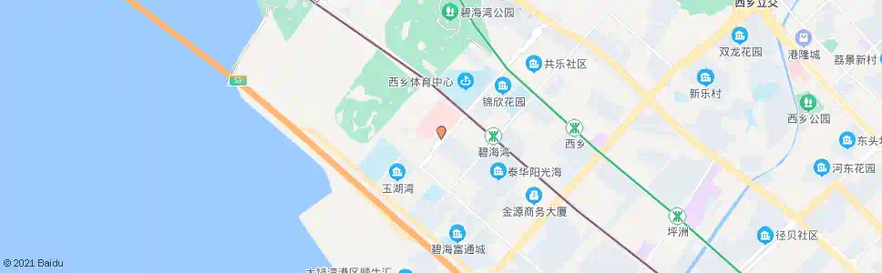 深圳西乡恒生医院_公交站地图_深圳公交_妙搜公交查询2024