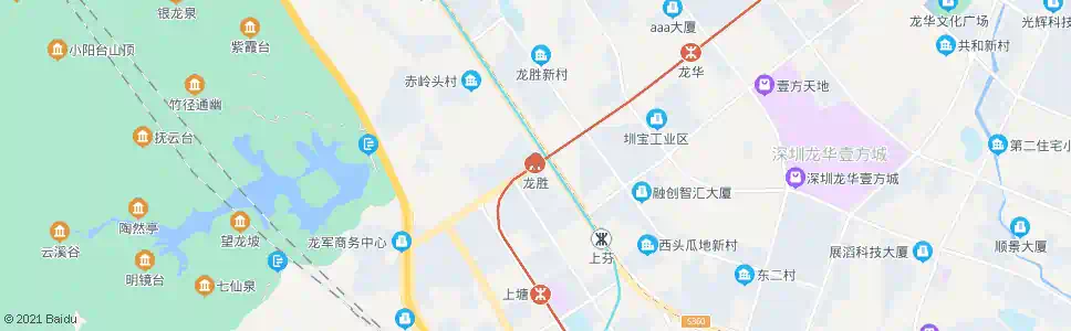 深圳龙胜地铁站_公交站地图_深圳公交_妙搜公交查询2024