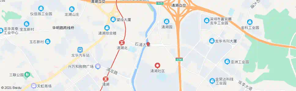 深圳清湖老村_公交站地图_深圳公交_妙搜公交查询2024