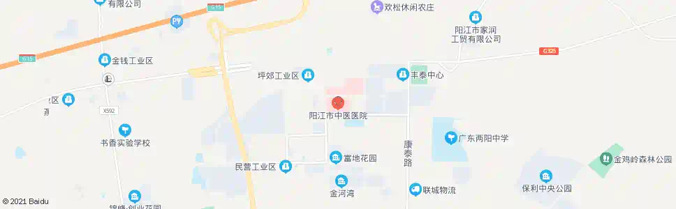 阳江阳江市中医院_公交站地图_阳江公交_妙搜公交查询2024